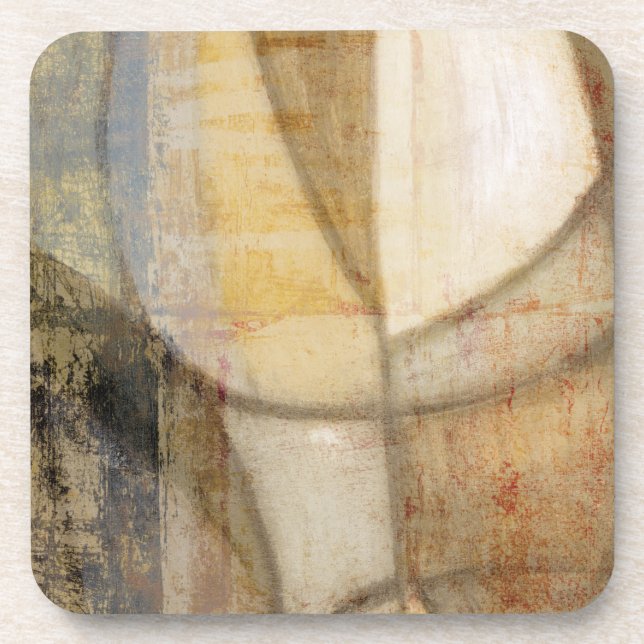 Dessous-de-verre Peinture texturée rugueuse sur la Terre (Devant)