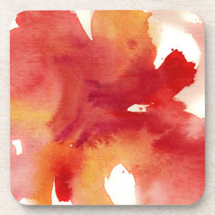 Dessous-de-verre Peintures abstraites d'aquarelle