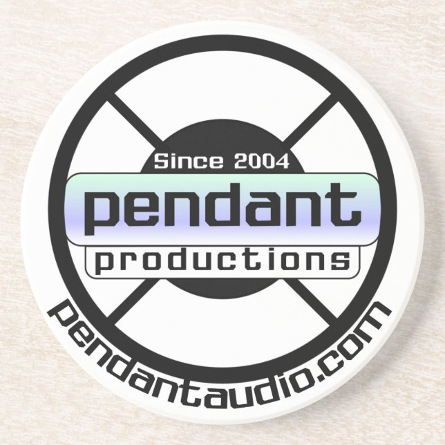 Dessous de verre pendants de logo (Devant)