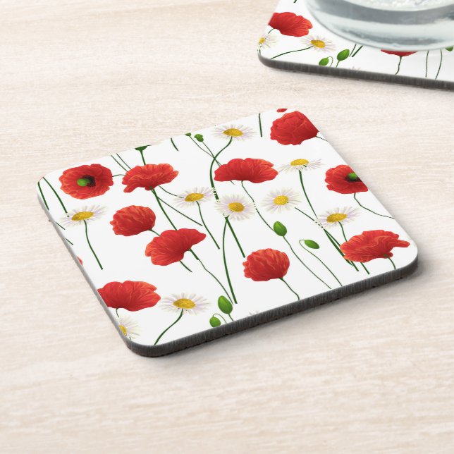 Dessous-de-verre Pépites et marguerites (Côté gauche)