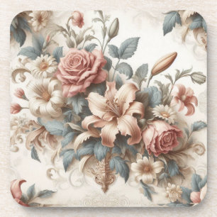Dessous-de-verre Perfection florale ancienne légère