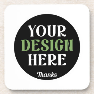 Dessous-de-verre personnalisé, unique, élégant et minimaliste kiss 