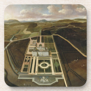 Dessous-de-verre Perspective du sud de Hampton Court,