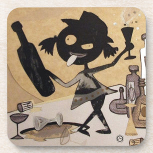 Dessous-de-verre petit ivrogne