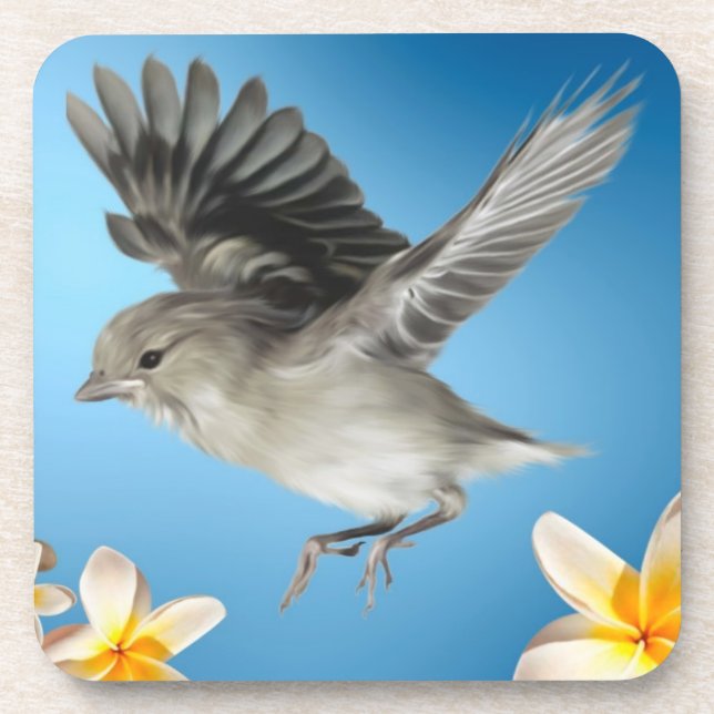 Dessous-de-verre Petit oiseau volant (Devant)
