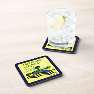 Dessous-de-verre Petit pain de kayak de Whitewater