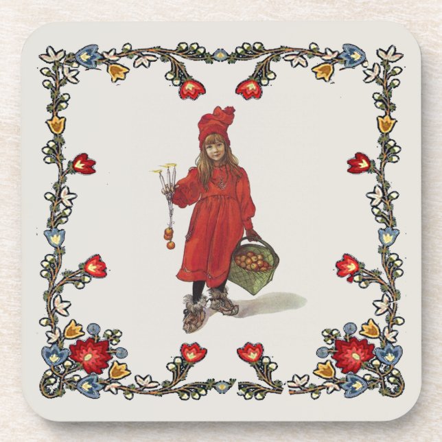Dessous-de-verre Petite fille suédoise Scandinavie de Carl Larsson (Devant)