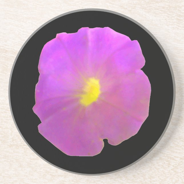 Dessous de verre pétuniens violets (Devant)