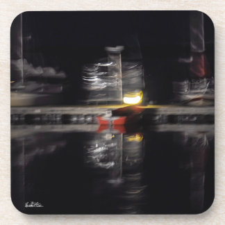 Dessous-de-verre photo abstraite, bateaux