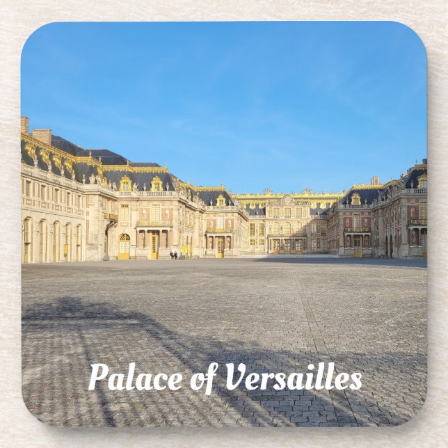 Dessous de verre photo du château de Versailles (Devant)