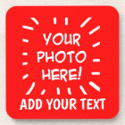 Photo et texte personnalisés