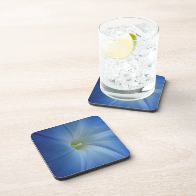 Dessous-de-verre Photos de Fleur de Matin Bleu Céleste (Côté Droit)