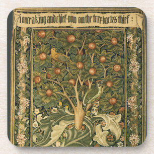 Dessous-de-verre Pic de William Morris, Art textile Vintage