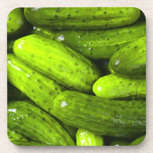 Dessous-de-verre Pickle Pickle Lover Cadeau Pickle Ball Personnalis (Devant)