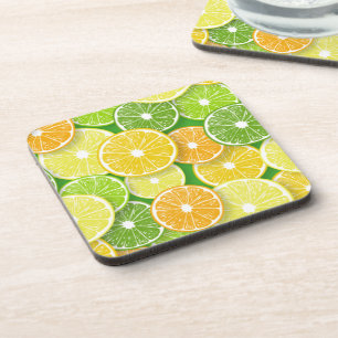 Dessous-de-verre Pièces de fruits d'agrumes pop art 3