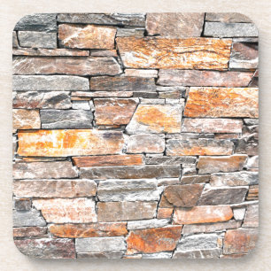 Dessous-de-verre Pierre   motif en pierre naturelle   briques