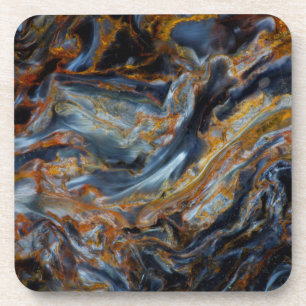 Dessous-de-verre Pietersite à taches noires