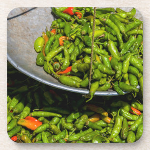 Dessous-de-verre Piments en vente au marché