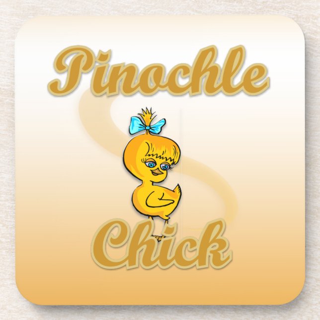 Dessous-de-verre Pinochle Chick (Devant)