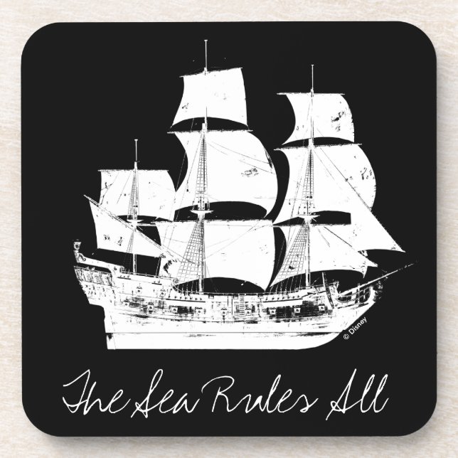 Dessous-de-verre Pirates des Caraïbes 5 | La Mer Régit Tout (Devant)