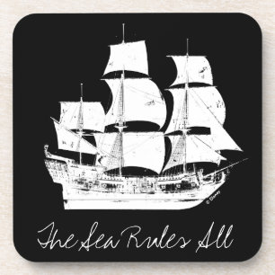 Dessous-de-verre Pirates des Caraïbes 5  Les règles de la mer