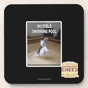 Dessous-de-verre Piscine invisible