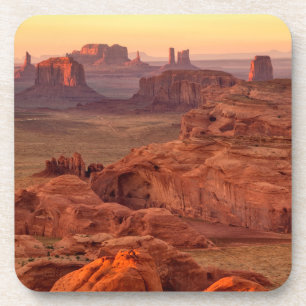 Dessous-de-verre pittoresque de la vallée du Monument, Arizona