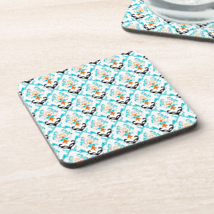 Dessous-de-verre PixDezines Chantal Damask/couleur de fond DIY