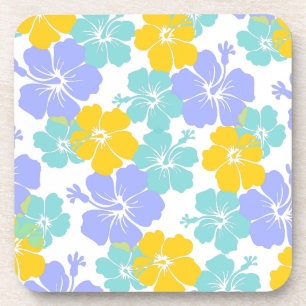 Dessous-de-verre PixDezines hibiscus/do-it-yourself arrière - plan