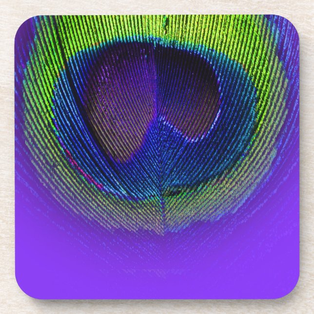 Dessous-de-verre PixDezines Magnifique oeil de roche/cobalt+vert (Devant)
