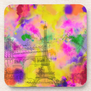 Dessous-de-verre PixDezines paris color run/faux foil