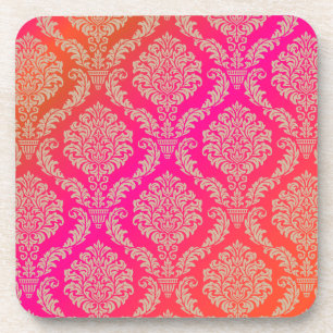 Dessous-de-verre PixDezines Rosette Damask/couleur de fond DIY