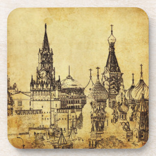 Dessous-de-verre PixDezines vintage St-Pétersbourg/place du Kremlin