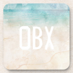 Dessous-de-verre Plage Initiales Ocean Beach Water Sand Travel Amus