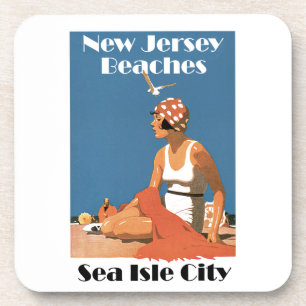 Dessous-de-verre Plages du New Jersey ~ Sea Isle City