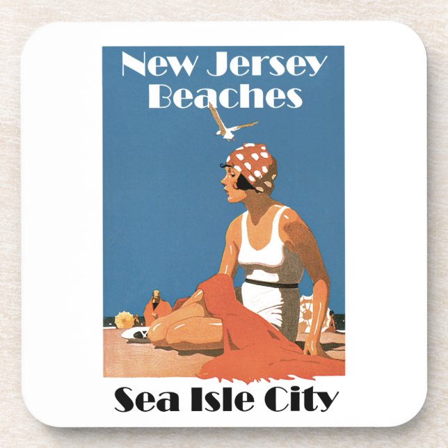 Dessous-de-verre Plages du New Jersey ~ Sea Isle City (Devant)