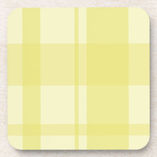 Dessous-de-verre plaid citron