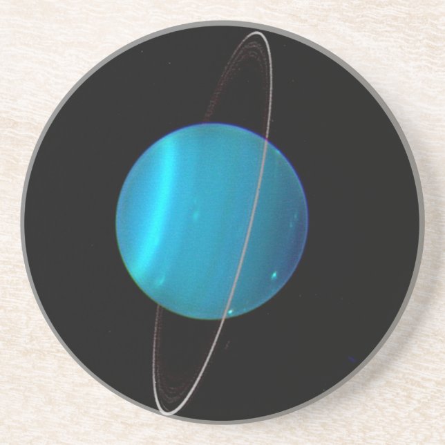 Dessous de verre planétaires - Uranus (Devant)