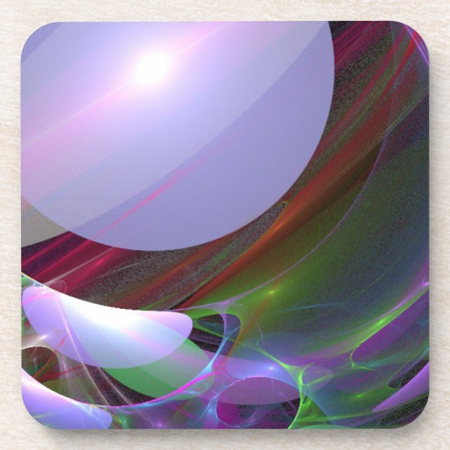 Dessous-de-verre Planète translucide (Devant)