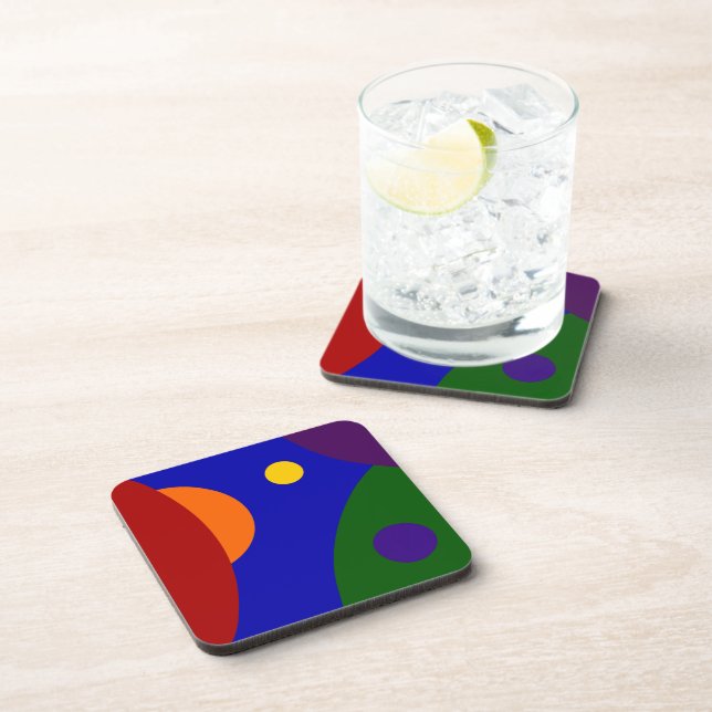 Dessous-de-verre Planètes arc-en-ciel (Côté Droit)