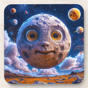 Dessous-de-verre Planètes lunaires galaxie