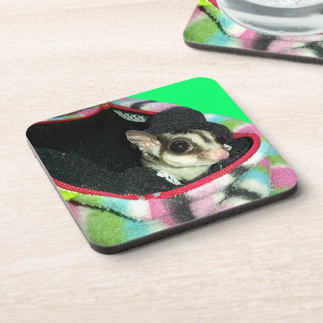 Dessous-de-verre Planeur à sucre portant un Casquette (Côté gauche)
