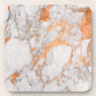 Plaque de mélamine Marbre blanc et cuivre