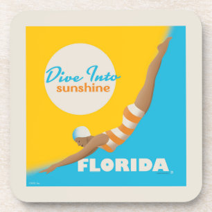 Dessous-de-verre Plongez Dans Le Soleil Floride