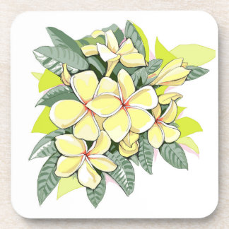 Dessous de verre Plumeria Ensemble de 6