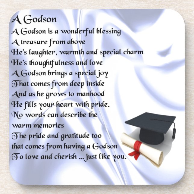 Dessous-de-verre Poème de Godson - Conception des diplômes (Devant)