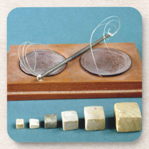 Dessous-de-verre Poids de Chert et équilibre de cuivre,