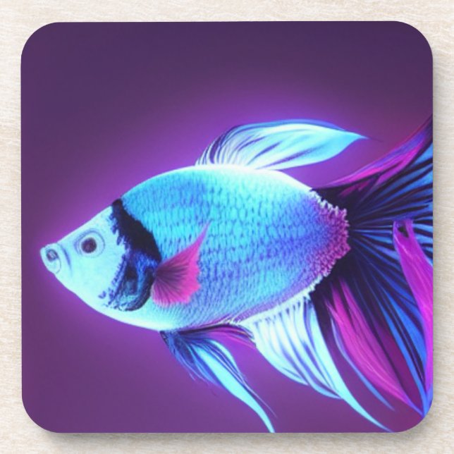 Dessous-de-verre Poisson Artsy (Devant)
