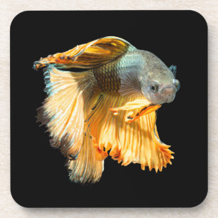 Dessous-de-verre Poisson Betta demi-lune