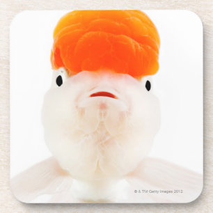 Dessous-de-verre Poisson rouge de lionhead de policier militaire